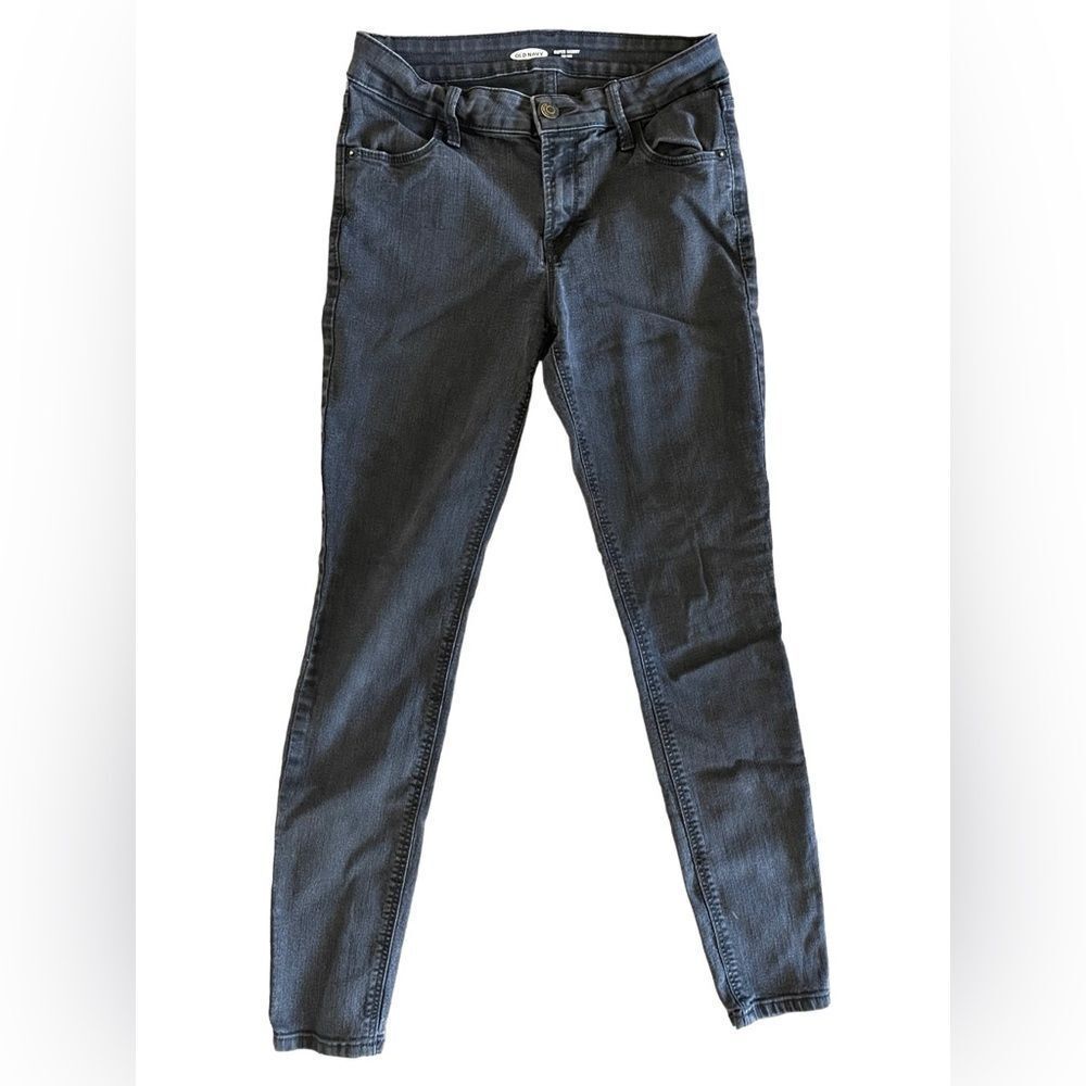 Old Navy super skinny black denim jeans sz 2